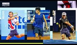 Hugo Gaston, Carlos Alcaraz and Brandon Nakashima all reached their first ATP Tour final last week.
