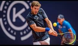 Mario Vilella Martínez venció este martes a Neumayer en tres sets para avanzar a R2 en Kitzbuhel.