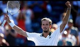 Top seed Daniil Medvedev defeats big-serving American Reilly Opelka on Sunday in Toronto to win his first title in Canada