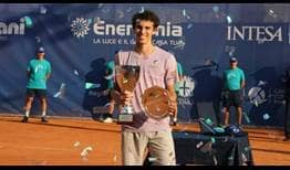 Juan Manuel Cerundolo is the champion in Como, claiming his second ATP Challenger title.
