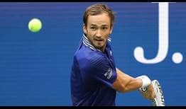 Daniil Medvedev will try to capture his first major title when he plays Novak Djokovic on Sunday in the US Open final. 