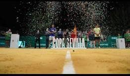 Pedro Martinez celebrates his third ATP Challenger title, prevailing in Sevilla.