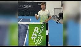 Stefan Kozlov celebrates his first ATP Challenger title in four years, prevailing in Columbus.
