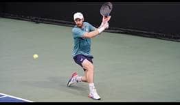 Andy Murray beat Denis Kudla on Tuesday night in San Diego.