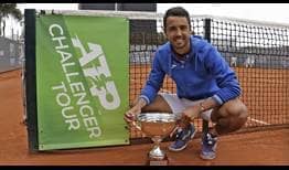 Hugo Dellien is the champion in Lima, celebrating his first ATP Challenger title of 2021.