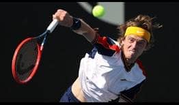 Andrey Rublev reaches his eighth semi-final of the season in San Diego.