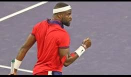 Tiafoe-Indian-Wells-2021-Thursday-Fist