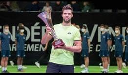 Jiri Vesely lifts his eighth ATP Challenger trophy, prevailing in Mouilleron-le-Captif.