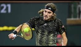Stefanos Tsitsipas recovers from a one-set deficit to defeat Fabio Fognini in the third round at Indian Wells.