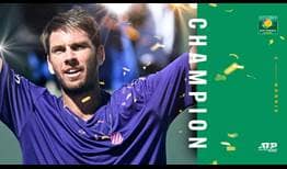 Cameron Norrie defeats Nikoloz Basilashvili in three sets in the Indian Wells final to claim his first ATP Masters 1000 title.