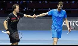 Bruno Soares and Jamie Murray defeat Marcus Daniell and Marcelo Demoliner on Friday in St. Petersburg.