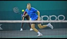 Seventh seed Hubert Hurkacz beats Tommy Paul on Wednesday in Paris to keep his Nitto ATP Finals hopes alive.