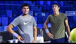 Carlos Alcaraz and Lorenzo Musetti are both making their debuts at the Intesa Sanpaolo Next Gen ATP Finals.