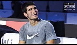 Carlos Alcaraz will lead the field as the top seed at the Intesa Sanpaolo Next Gen ATP Finals.