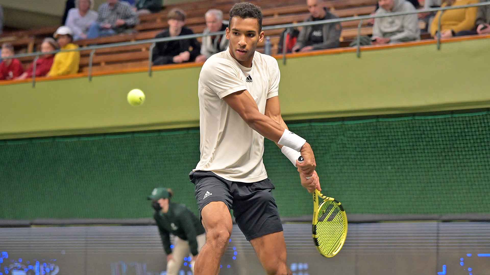 Felix Auger-Aliassime Celebrates 100th Match Win, Reaches Stockholm SFs ATP Tour Tennis