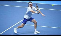 Stefanos Tsitsipas ganó 55 partidos y dos títulos ATP Tour en la temporada 2021.