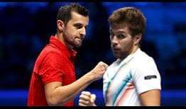 Mate Pavic and Nikola Mektic defeat Fabian Marozsan and Peter Nagy on Sunday in Turin.