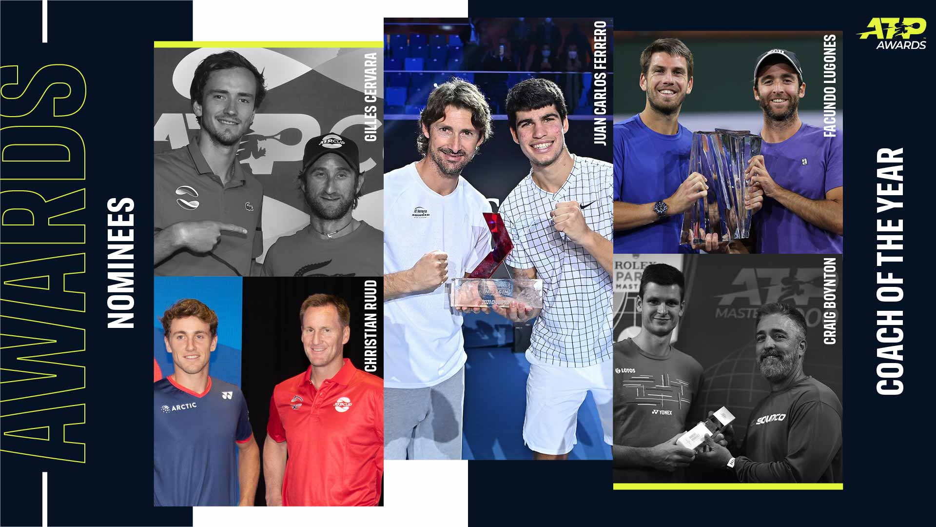Meet The 2021 Coach Nominees Boynton, Cervara, Ferrero, Lugones & Ruud