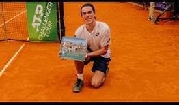 Geoffrey Blancaneaux is the champion in Maia, Portugal, claiming his maiden ATP Challenger title.