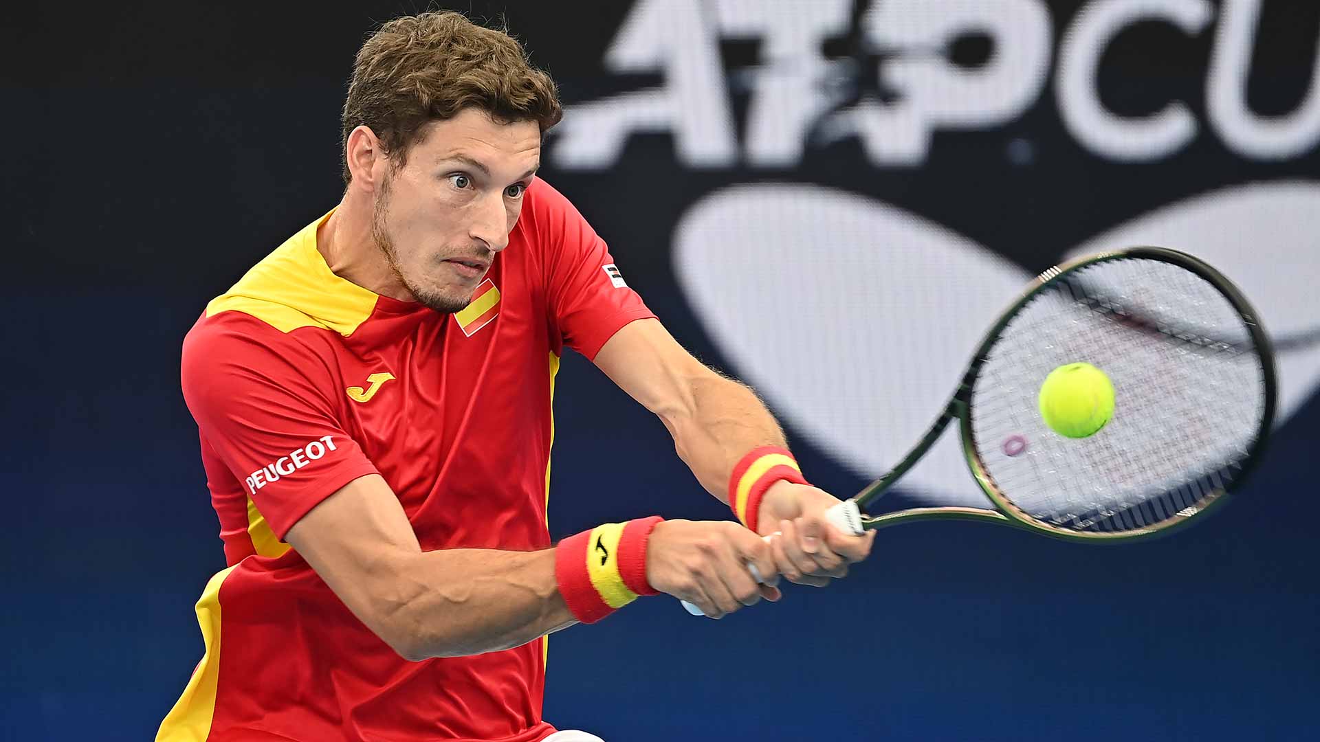 <a href='https://www.atptour.com/en/players/pablo-carreno-busta/cd85/overview'>Pablo Carreno Busta</a>  is Spain's No. 2 singles player at the 2022 <a href='https://www.atptour.com/en/tournaments/atp-cup/8888/overview'>ATP Cup</a>.