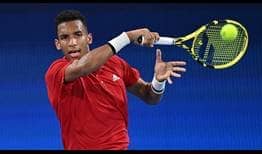Felix Auger-Aliassime defeats Alexander Zverev on Thursday to secure Canada's spot in the ATP Cup semi-finals.