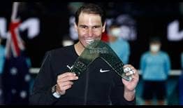 Rafael Nadal conquista su 89º título individual tras superar a Maxime Cressy en Melbourne.