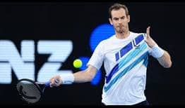 Andy Murray defeats Viktor Durasovic on Tuesday in Sydney. 