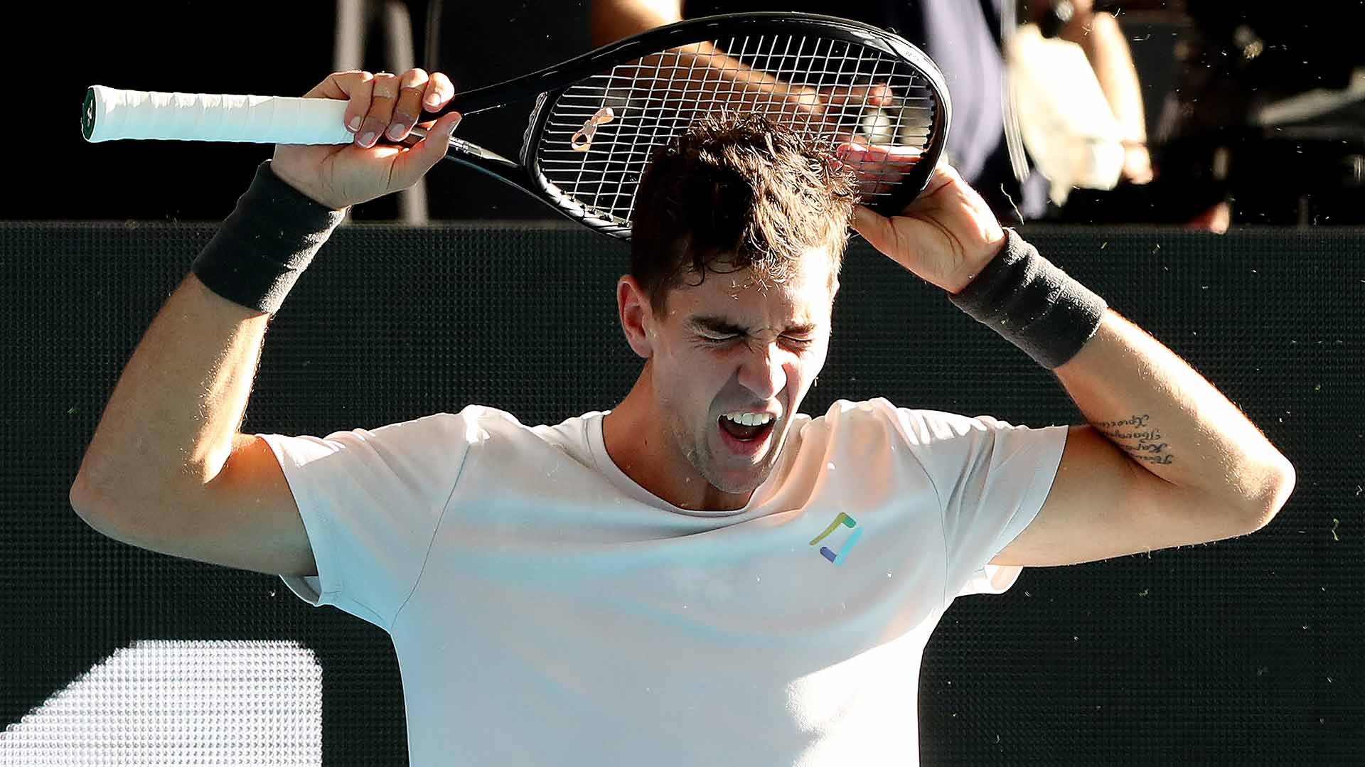 Thanasi Kokkinakis claimed his first ATP Tour title Saturday in Adelaide.