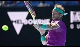 Rafael Nadal lidera la jornada del miércoles y quiere dar un paso más camino a un segundo título en el Australian Open.