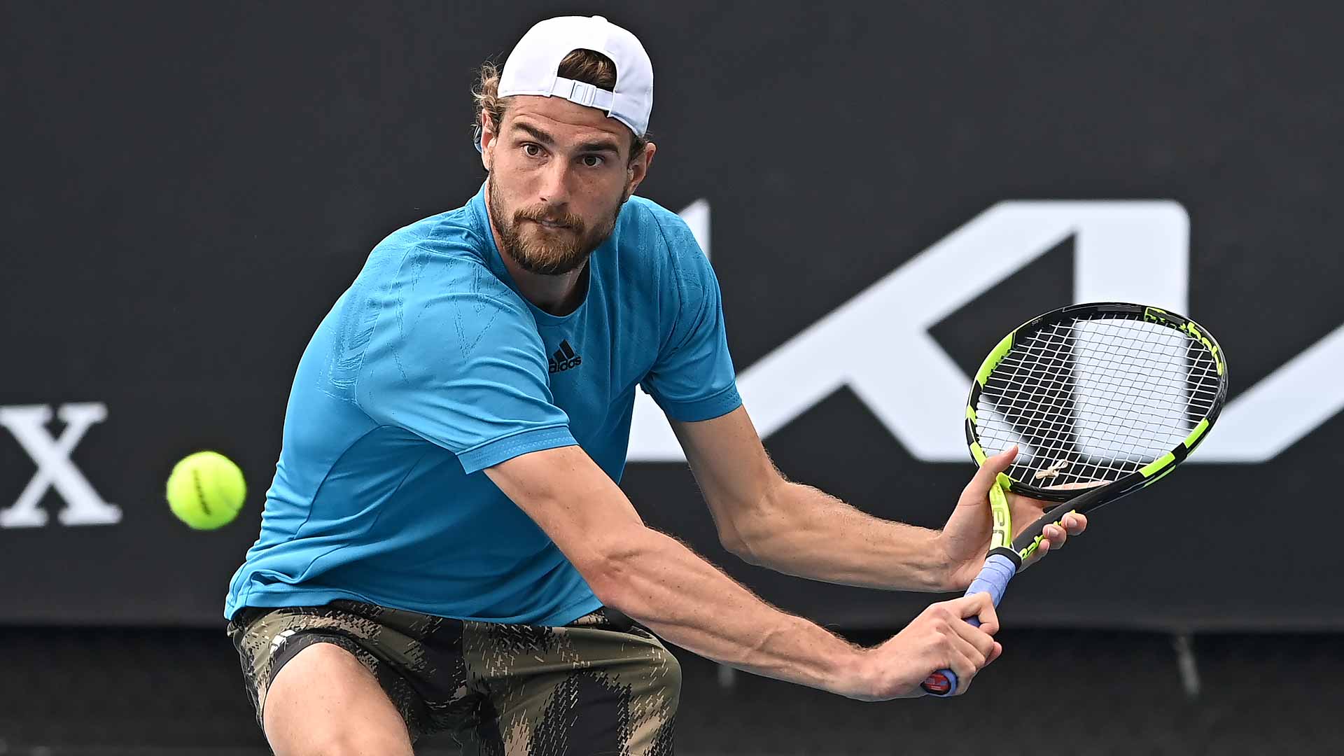 Maxime Cressy is competing in the Australian Open main draw for the second time.