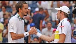 Daniil Medvedev defeated Botic van de Zandschulp at last year's US Open.