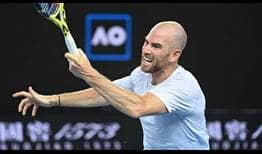Adrian Mannarino is into the fourth round at the Australian Open for the first time.