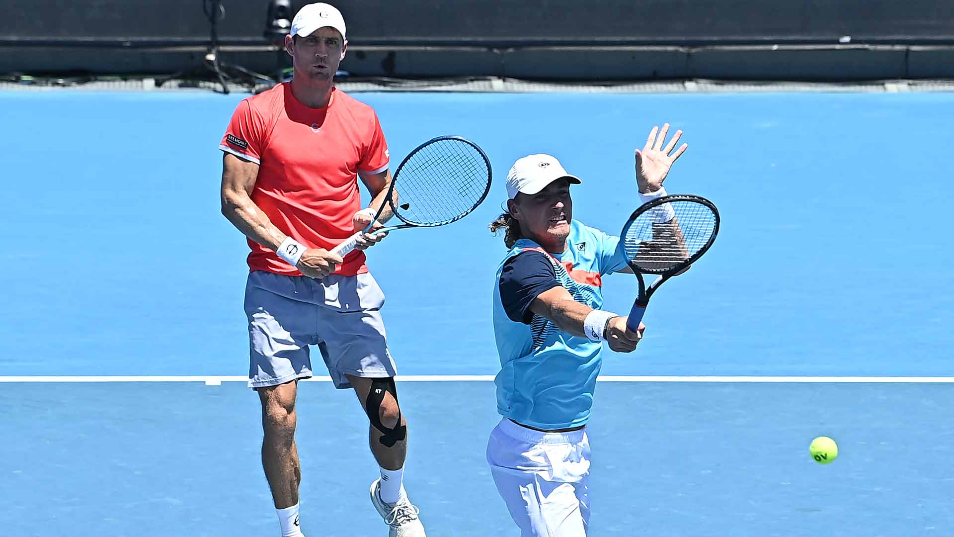 Matthew Ebden and Max Purcell upset fourth seeds Cabal/Farah in the Australian Open second round.
