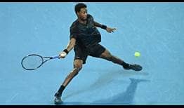Gael Monfils falls in five sets against Matteo Berrettini in the Australian Open quarter-finals.
