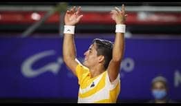 Sebastián Báez remontó un gran partido ante el preclasificado No. 3 Garin para avanzar a Cuartos en el Córdoba Open.