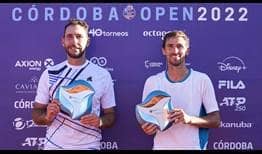 Santiago Gonzalez and Andres Molteni save four of the five break points they face to triumph on Sunday in Cordoba.