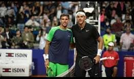 Juan Martin del Potro makes his ATP Tour return in Buenos Aires against countryman Federico Delbonis.