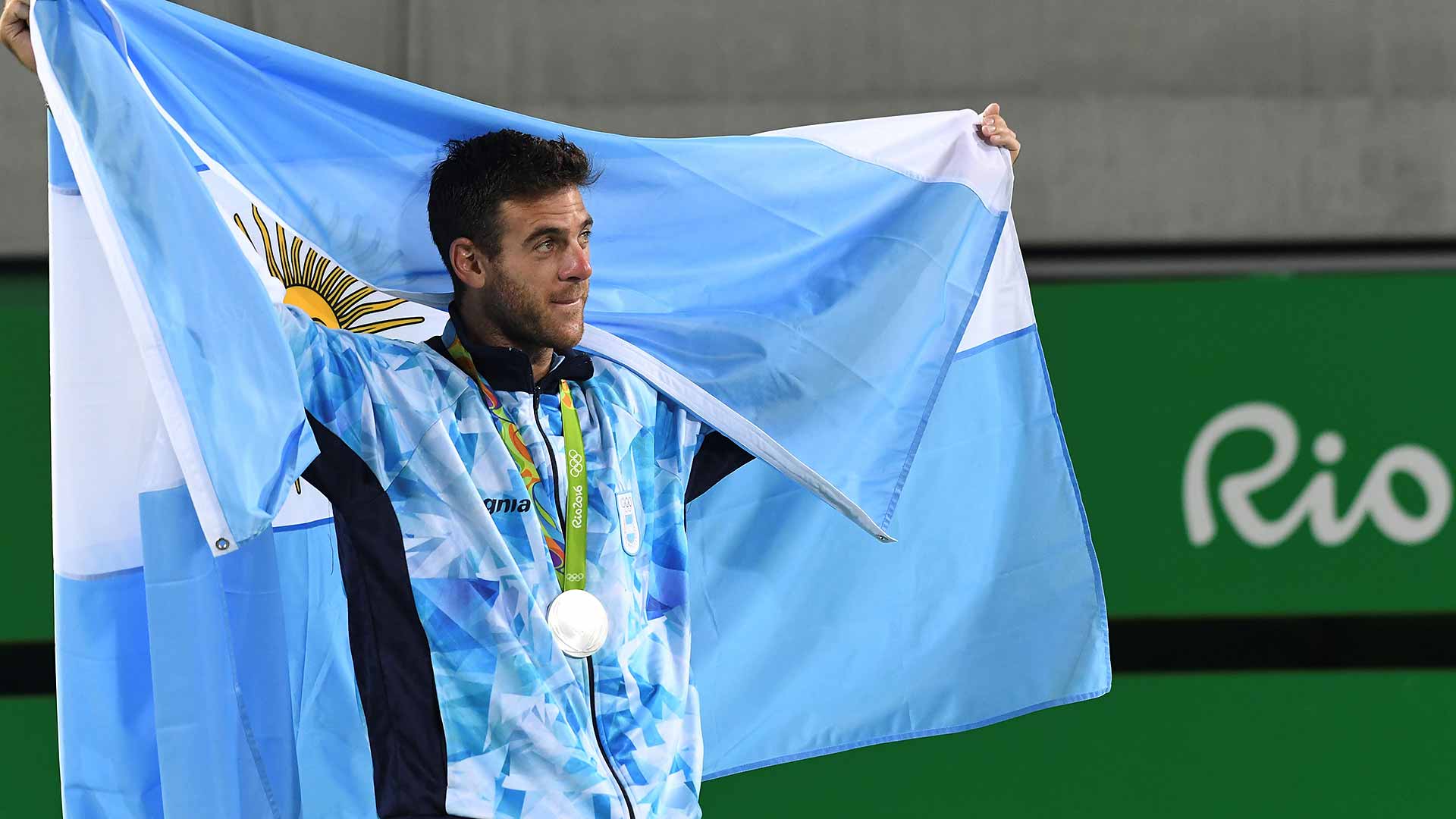 Winning silver at the 2016 Olympics in Rio de Janeiro.
