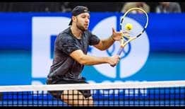 Jack Sock does not lose serve on Tuesday in his straight-sets win against Oscar Otte in Dallas.