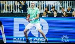John Isner fires 19 aces to maintain his perfect record on serve at the Dallas Open.