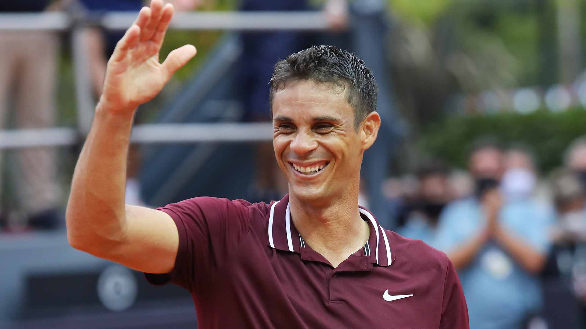 Rogerio Dutra Silva played his final match on Wednesday at the Rio Open presented by Claro.