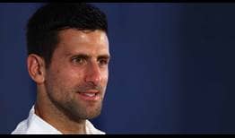 Novak Djokovic will begin his season on Monday against Lorenzo Musetti.