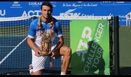 Aleksandar Vukic is the champion in Bengaluru, claiming his maiden ATP Challenger title.