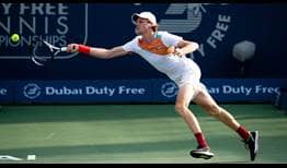 Jannik Sinner fights for a comeback win against Alejandro Davidovich Fokina in Dubai on Tuesday.
