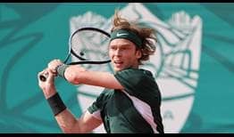 Andrey Rublev powers past Taro Daniel on Friday to reach the semi-finals in Belgrade.