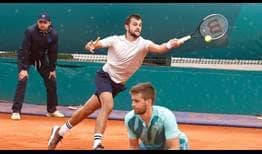 Mate Pavic and Nikola Mektic advance to a second tour-level final of 2022 in Belgrade on Friday.