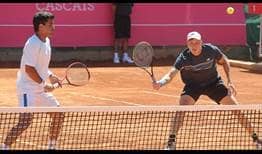Maximo Gonzalez and Andre Goransson defeat Pablo Cuevas and Joao Sousa on Thursday in Estoril.