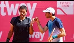 Francisco Cabral and Nuno Borges defeat Nathaniel Lammons and Tommy Paul on Friday to reach the Estoril semi-finals.