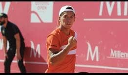 Sebastián Báez busca esta semana su primer título ATP Tour en el Millennium Estoril Open.