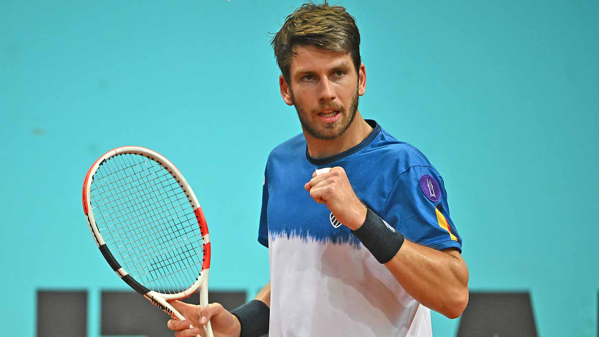Cameron Norrie converts four of his seven break points to defeat Soonwoo Kwon on Monday in Madrid.